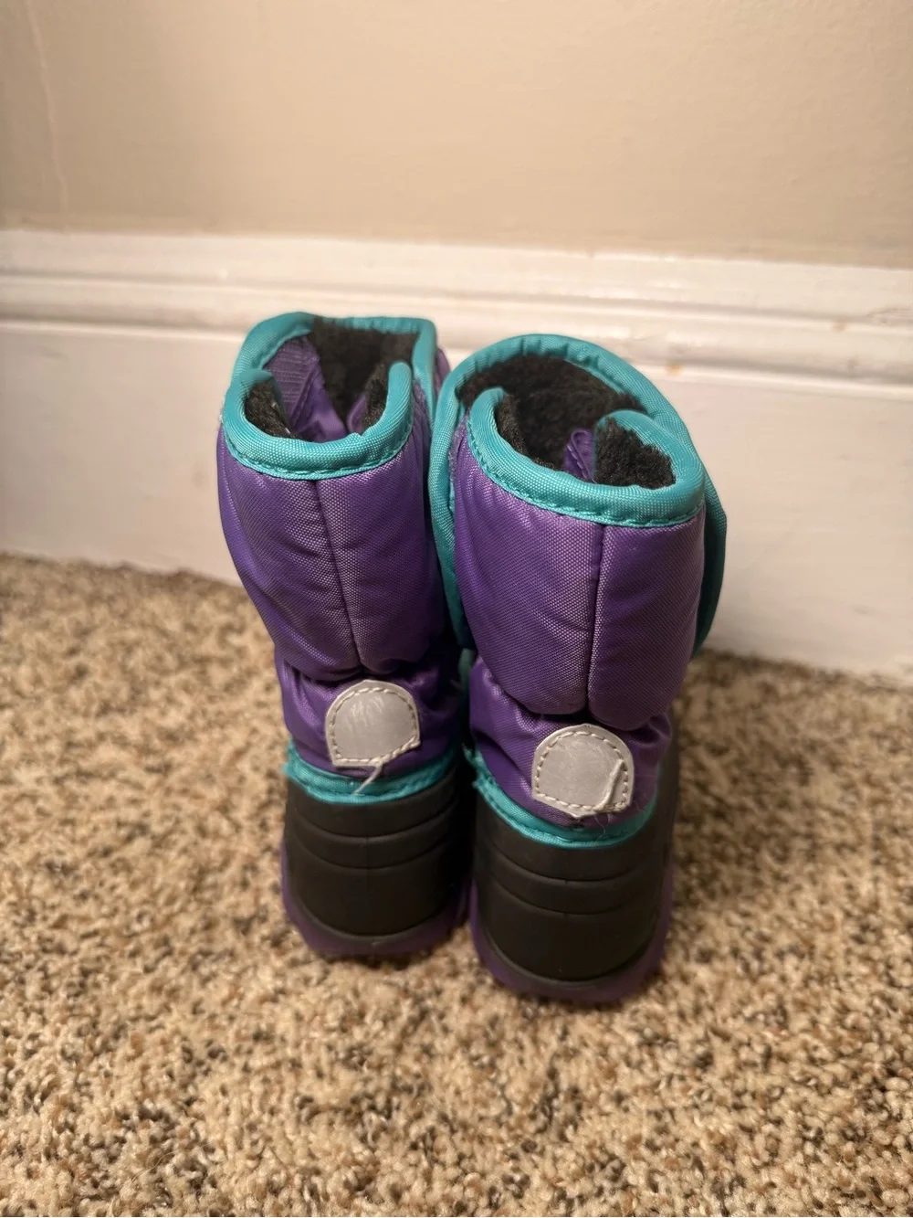 Kamik Kids Purple and Teal Waterproof Winter Boots